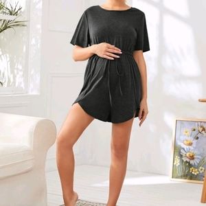 Shorts romper maternity